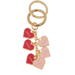 Femme Lancel PORTE-CLES MULTI CŒURS
