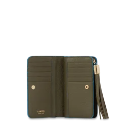 Femme Lancel Portefeuille rectangulaire compact zippé